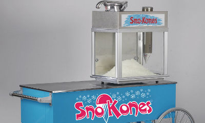 Two-Wheel Sno-Kone Cart