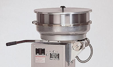 Gold Medal 2181ER Pralinator Frosted Nut Machine Mixer Right Dump w/ Table  - Used Equipment Company